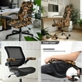 thumbnail image 2 of Xoenoiee Highland Cattle Sunflower Daisy Print Computer Office Chair Cover with Arm Covers, Universal Desk Task Chair Seat Cover Protector for Rotating Chairs, Computer Chairs, Small, 2 of 6