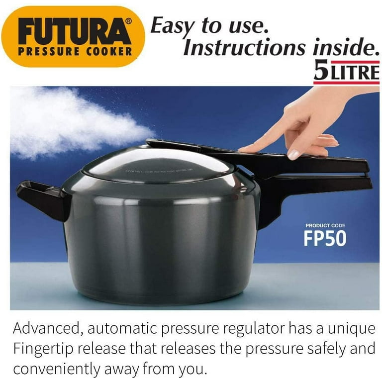 ONKER F10 Hawkins Futura Hard Anodised Pressure Cooker 5 L