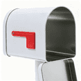 thumbnail image 7 of BESTSKY 2026 New Tinplate Mailbox Toy for Kids Sturdy Play Mailboxes with Raised Signal Flags Diy Santa Mailbox Valentine Mailboxes Playhouse Mailbox for Outdoor Play Activities White, 7 of 7
