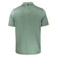 thumbnail image 3 of Men's Cutter & Buck  Green Notre Dame Fighting Irish Forge Eco Double Stripe Stretch Recycled Polo, 3 of 3