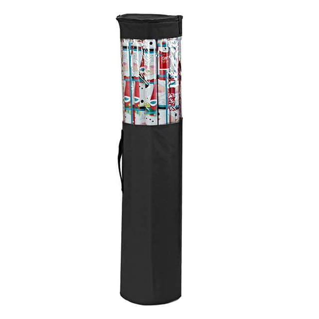 Bolsa De Almacenamiento De Papel Para Envolver Regalos De Tela Oxford, 23X10 1Cm/9,04X39,69 Pulgadas, Organizador De Papel Para Envolver Con Asas Para Tienda De Regalos Para El Hogar Vogacara HA018239-00