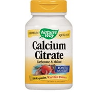 Nature's Way Calcium Citrate, 100 Ct