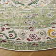 thumbnail image 3 of SAFAVIEH Madison Trenton Oriental Area Rug, Sage/Ivory, 6'7" x 6'7" Round, 3 of 7