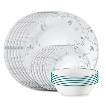 Corelle Chambord 18-Piece Glass Dinnerware Set (Service for 6)