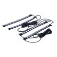 thumbnail image 2 of Tira de luces LED para coche, tira de luces activas con sonido, luces de ambiente Bluetooth, Kit de Iluminación ambiental interior, tira de luz LED de bajo consumo de energía remota con cable con 4 ba LHCER None, 2 of 5