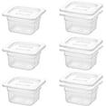 thumbnail image 1 of EcoNesxp Polycarbonate Dimensions: 1.5 Inch Deep Commercial Food Storage Containers, 1 of 5