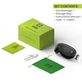 thumbnail image 4 of Kiwi Eye Massager with Heat and Pulse, Five Massaging Modes with Bluetooth Music, Black, Ideal as a Gift for Women and Men., 4 of 10