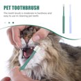 thumbnail image 2 of Miangastore Soft Cat Toothbrush Abs Hexagonal For Pet Oral Care 2Pcs 6.1X0.5X0.5In, 2 of 8