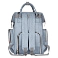 thumbnail image 3 of Baby Diaper Bag Backpack Large Capacity Fashion Mummy Nappy Bag Nursing Bag Travel for Baby Care Blue, 3 of 5