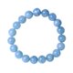 thumbnail image 1 of 1 pulsera elástica de piedras preciosas de aguamarina con cuentas de 8 mm y 9 mm, adecuada para regalos de cumpleaños para hombres y niñas, 1 of 5