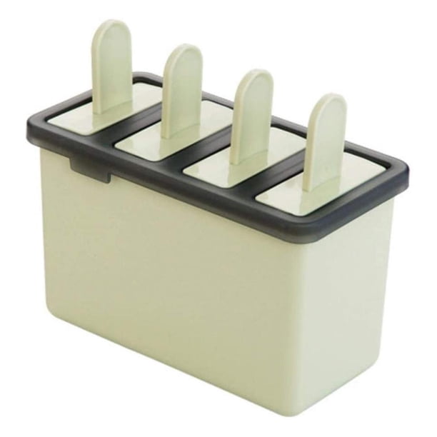 Paletas De 4 Cavidades, Molde De Helado Reutilizable Para Paletas De Bricolaje, Suministros De Cocina De Yogur Minnieouse HA041746-04