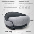 thumbnail image 4 of Travel pillow, memory foam u-shaped pillow, slow rebound neck pillow, comfortable and soft, no pressure, free eye mask, earplugs and storage bag, 4 of 4