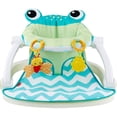 thumbnail image 2 of Fisher-Price Sit-Me-Up Floor Seat with 2-Linkable Toys, Citrus Frog, 2 of 10