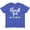 Retro Heather Royal, variant on Inktastic Flower Girl with Arrow and Flowers Youth T-Shirt