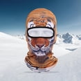 thumbnail image 3 of 2x sombrero de esquí para en 3D, pasamontañas con animales, cuello , cálido, suave, sombrero de snowboard, casco de 1 Zulema  Braga de cuello de esquí, 3 of 7