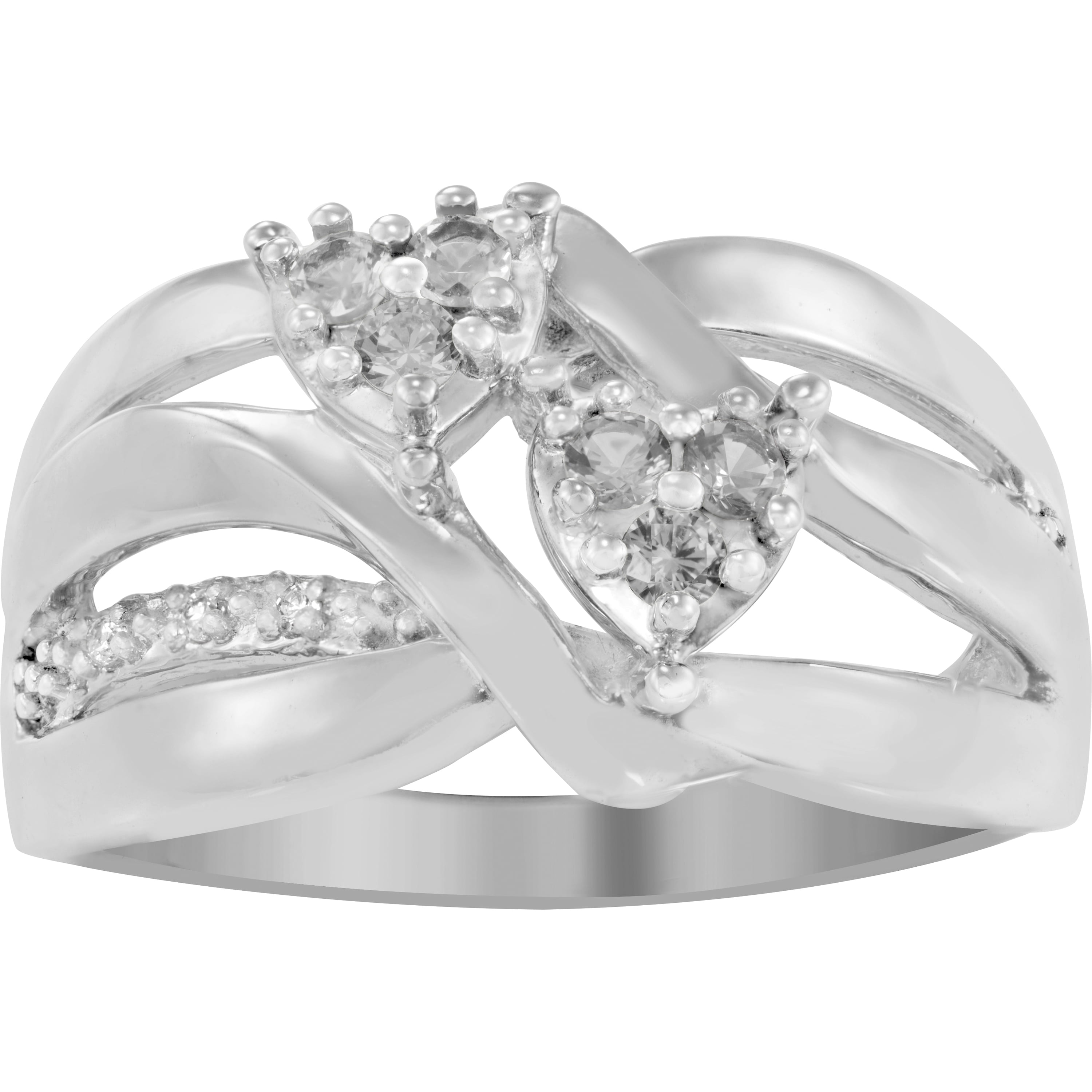 Keepsake Personalized Family Jewelry Sunny Birthstone Women's Ring available in Sterling Silver, 10k Gold Over Silver, and 10k Yellow and White Gold