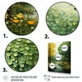 thumbnail image 3 of Designart "Green Yellow Trees Verdant Canopy Collage" Cottage Floater Framed Canvas Wall Art, 3 of 7