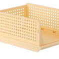 thumbnail image 4 of Cesta de almacenamiento apilable plegable, cesta de almacenamiento apilable, cesta de almacenamiento de plástico para armario, cesta de almacenamiento apilable para dormitorio, integración perfecta, 4 of 5