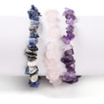 thumbnail image 2 of 1 juego de pulseras de cuentas de piedras mixtas, pulseras elásticas de piedras mixtas naturales, pulseras apilables, pulsera elástica de cuentas, juego de pulseras multicapa, 2 of 4