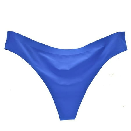 

Luiyenes Ice Women Seamless Crotch s Underwear Silk Briefs