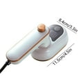 thumbnail image 3 of Bzdzmqm Clearance Handheld Hanging Ironing Machine Iron Steam Iron For Clothes Household Small Ironing Machine Small Iron Portable Steam Electric Iron Dormitory Clothes, White, 3 of 9