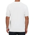 thumbnail image 3 of Men's Textured Knit Polo Shirt V Neck Short Sleeve Casual Golf Polo Shirt M White, 3 of 6