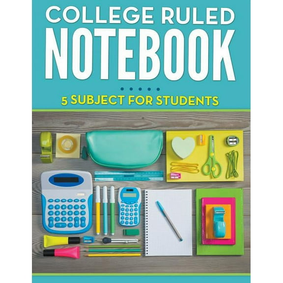 College Ruled Notebook - 5 Subject For Students (Paperback)