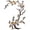 Beige 1, variant on OADUKQ Floral Embroidery Patch, Large Embroidered Applique with Iron-On, Cheongsam Costume and Denim, Sky Blue, 14.57 X 5.51 in
