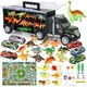 thumbnail image 1 of Inteprter 39 Uds dinosaurio camión juguete transportador de coche conjunto incluye figuras de dinosaurio huevo Mini coche de carreras señales de Almacenamiento y organización del hogar Inteprter HA038603-00, 1 of 6