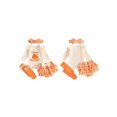 thumbnail image 2 of Loicainy Infant Baby Girl Halloween Outfit 3 6 9 12 18 Months Long Sleeve Romper Skort Headband Stockings Clothes Set, 2 of 9