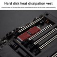 thumbnail image 2 of SSD Heatsink Radiator Cooler M.2 2280 NVME Heat Dissipation Pads (Grey), 2 of 7