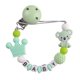 thumbnail image 1 of Cadena de mordedor No tóxico Chupete Clips Diseño de prevención de pérdidas para niños Bebé (Verde), 1 of 3