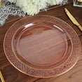 BalsaCircle 10 Blush 10" Round Plastic Salad Plates Gold Hammered Trim Party Tableware - Walmart.com