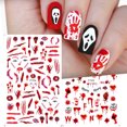 thumbnail image 4 of Winter Savings onlyliua Nail Sticker Europe And America Halloween Halloween Red Matching Sticker Clearance Items, 4 of 10