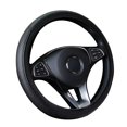 thumbnail image 5 of Funda para volante de cuero con relieve tridimensional, cómoda y suave para interior de automóvil sin anillo interior, adecuada para mujeres de 14,5 a 15 pulgadas, 5 of 5
