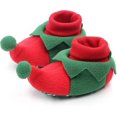 thumbnail image 1 of Christmas Baby Winter Shoes Newborn Plush Warm Snow Boots Christmas Soft Soled Toddler Shoes, 1 of 1