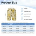 thumbnail image 4 of Cauagu Cute Bee Gnome 2 Print Swim Trunks for Men,Youth Boys Swim Shorts Compression Liner Beach Shorts Boys' Swimming Shorts 7-20 Years Bathing Suit-X-Large, 4 of 7