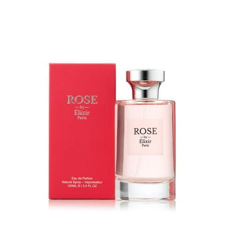 Rose By Elixir Paris For Womens Eau De Parfum 34 Fl Oz 100 Ml