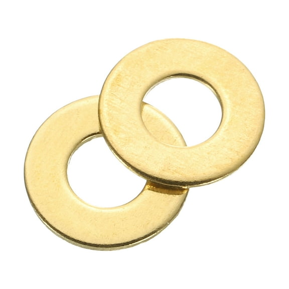 Uxcell M3 Flat Washer, 240 PackBrass Ring Washers 7mm OD 0.5mm Thick Sealing Gasket Ring