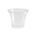 Comfy Package 100Pack 9 oz. Clear Plastic Disposable Drinking Tumblers