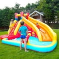 thumbnail image 4 of Inflatable Bounce House,Bouncy House with Rock Climbing Wall and 450W Air Blower, Kids Bouncy Castle for Outdoor Backyard Indoor, 4 of 11