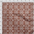 thumbnail image 4 of oneOone Velvet Orange Fabric Block Sewing Craft Projects Fabric Prints By Yard 58 Inch Wide, 4 of 5