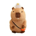 thumbnail image 3 of Lindo Capybara Animal de peluche muñeco de Capybara cómodo realista dibujos animados Animal de peluche para niños regalos de cumpleaños familia , 40CM, 3 of 8