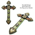 thumbnail image 4 of Urbalabs United States Air Force Winged Armed Forces 14 Inch Wall Hanging Wall Cross Decor American Flag Wings Military Home Stars Stripes Support Our Troops Deployment Gifts, 4 of 7