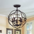 thumbnail image 4 of Shindanlang Chrome-finish Metal 16-inch Chandelier, 4 of 4