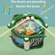 thumbnail image 4 of Juego de juguetes musicales para aprendizaje temprano | Tambor, sonajero y trompeta para bebés | Regalo seguro de plástico ABS para niños y niñas, 4 of 6