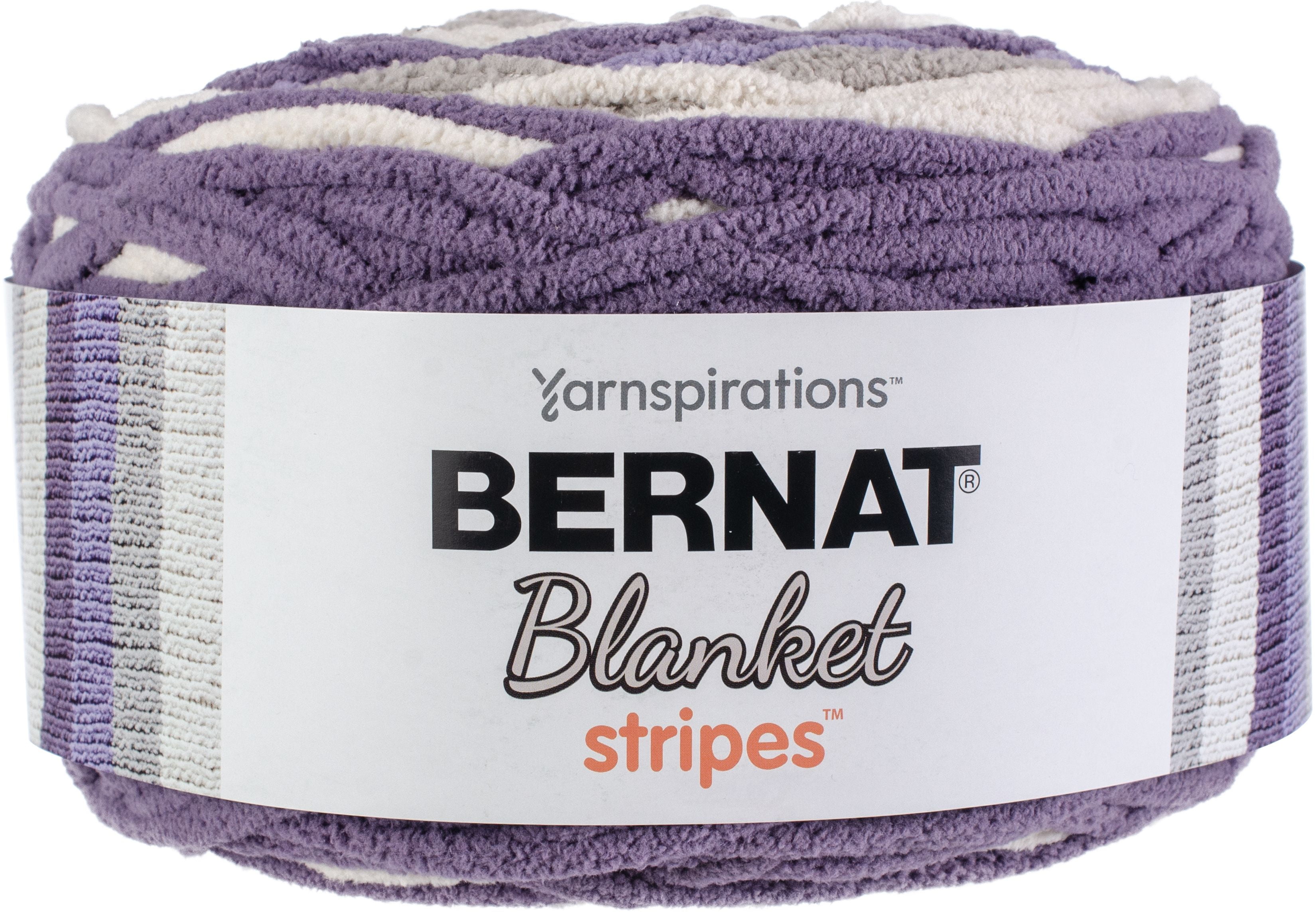 Bernat Blanket Stripes Yarn, 10.5 oz, Gauge 6 Super Bulky Chunky