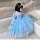 thumbnail image 3 of Vestido de niña de manga larga para otoño e invierno, vestido de princesa para niña, tesoro femenino para cumpleaños, 3 of 6