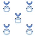 thumbnail image 3 of Monstrate Cepillo de en forma de U de mano para niños pequeños Cepillo de de 360 grados Boca completa Limpieza de la lengua Viajes Suministros Type2 NO2, 3 of 6