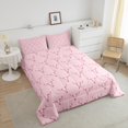 thumbnail image 3 of Erosebridal Cow Skull Comforter Set Full Size Western Cowboy Bedding Set West Pink Comforter Adult Duvet Set,1 Comforter+ 2 Pillow Shams, 3 of 6